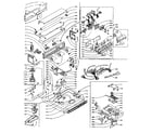Kenmore 1106005950 top and console assembly diagram