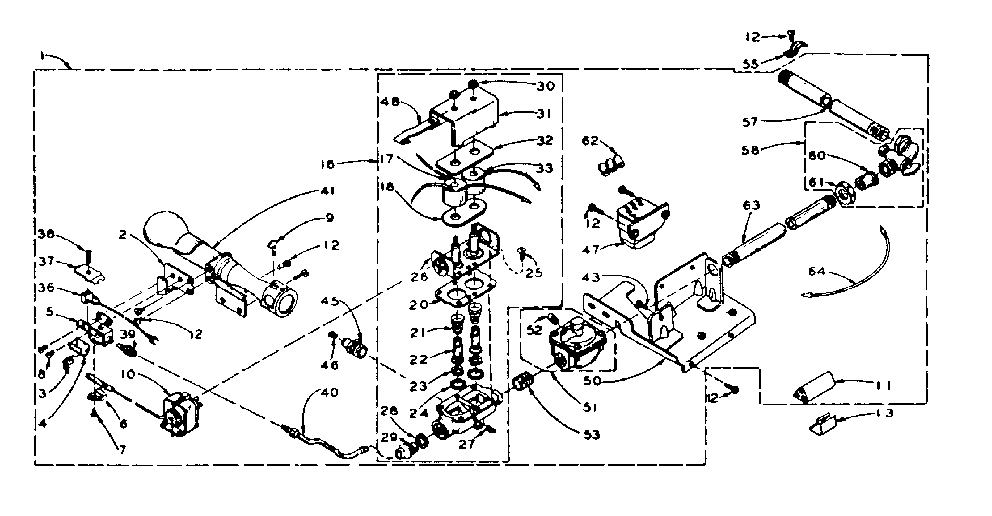 White rodgers burner assembly