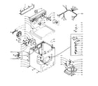 Kenmore 1105918400 machine sub-assembly diagram