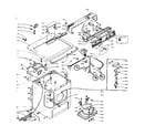 Kenmore 1105918600 machine sub-assembly diagram