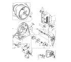Kenmore 1105918600 base and bulkhead assembly diagram