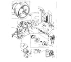 Kenmore 1105918620 base and bulkhead assembly diagram