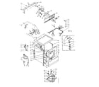 Kenmore 1106007440 machine sub-assembly diagram