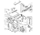Kenmore 1106007600 machine sub-assembly diagram