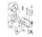 Kenmore 1106007700 base and bulkhead assembly diagram