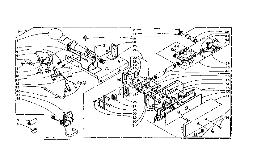 Dole burner assembly