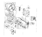 Kenmore 1106007950 base and bulkhead assembly diagram