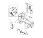 Kenmore 1106008400 base and bulkhead assembly diagram