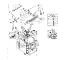 Kenmore 1106008710 machine sub-assembly diagram