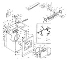 Kenmore 1106008715 machine sub-assembly diagram