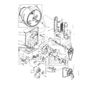 Kenmore 1106008800 base and bulkhead assembly diagram