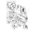 Kenmore 1106008810 base and bulkhead assembly diagram