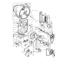 Kenmore 1106008960 base and bulkhead assembly diagram