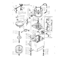 Kenmore 1106014500 machine sub-assembly diagram
