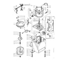 Kenmore 1106015551 machine sub-assembly diagram