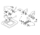 Kenmore 1106015551 machine top assembly diagram