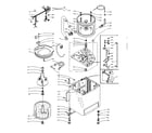 Kenmore 1106015700 machine sub-assembly diagram