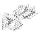 Kenmore 1106015750 machine top assembly diagram