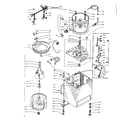 Kenmore 1106014701 machine sub-assembly diagram