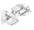 Kenmore 1106014701 machine top assembly diagram