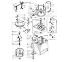 Kenmore 1106014710 machine sub-assembly diagram