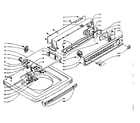 Kenmore 1106014761 machine top assembly diagram