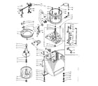 Kenmore 1106014761 machine sub-assembly diagram