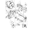 Kenmore 1106017700 base and bulkhead assembly diagram