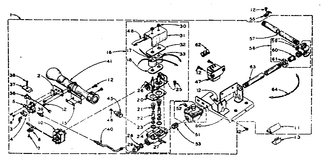 White rodgers burner assembly