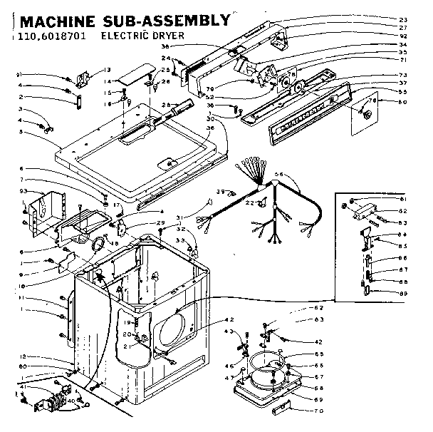 Machine sub-assembly