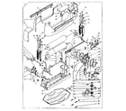 Kenmore 1106101402 winger and wringer gear case assembly diagram
