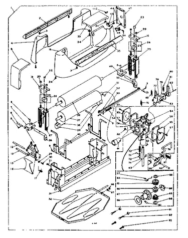 Winger and wringer gear case assembly