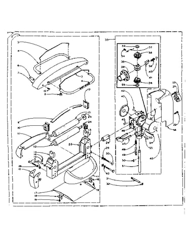 Wringer and wringer gear case assembly