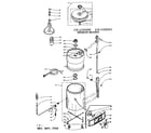 Kenmore 1106102501 machine sub-assembly diagram
