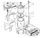 Kenmore 1106102601 machine sub-assembly diagram