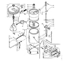 Kenmore 1106102701 machine sub-assembly diagram