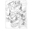 Kenmore 1106102701 wringer and wringer gear case assembly diagram