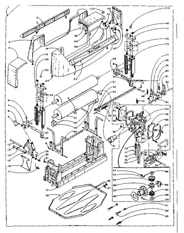 Wringer and wringer gear case assembly