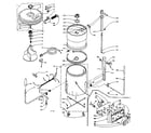 Kenmore 1106102702 machine sub-assembly diagram