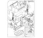 Kenmore 1106102710 wringer and wringer gear case assembly diagram