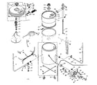 Kenmore 1106102720 machine sub-assembly diagram