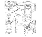 Kenmore 1106102802 machine sub-assembly diagram