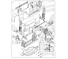 Kenmore 1106102802 wringer and wringer gear case assembly diagram