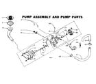 Kenmore 1106102802 pump assembly and pump parts diagram