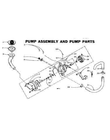 Pump assembly and pump parts