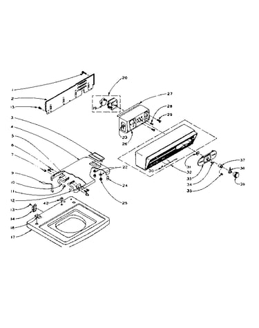 Top and console assembly