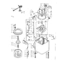 Kenmore 1106104200 machine sub-assembly diagram