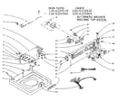 Kenmore 1106105510 machine top assembly diagram