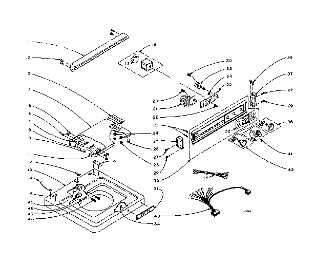 MACHINE TOP ASSEMBLY