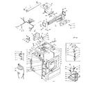 Kenmore 1106107502 machine sub-assembly diagram